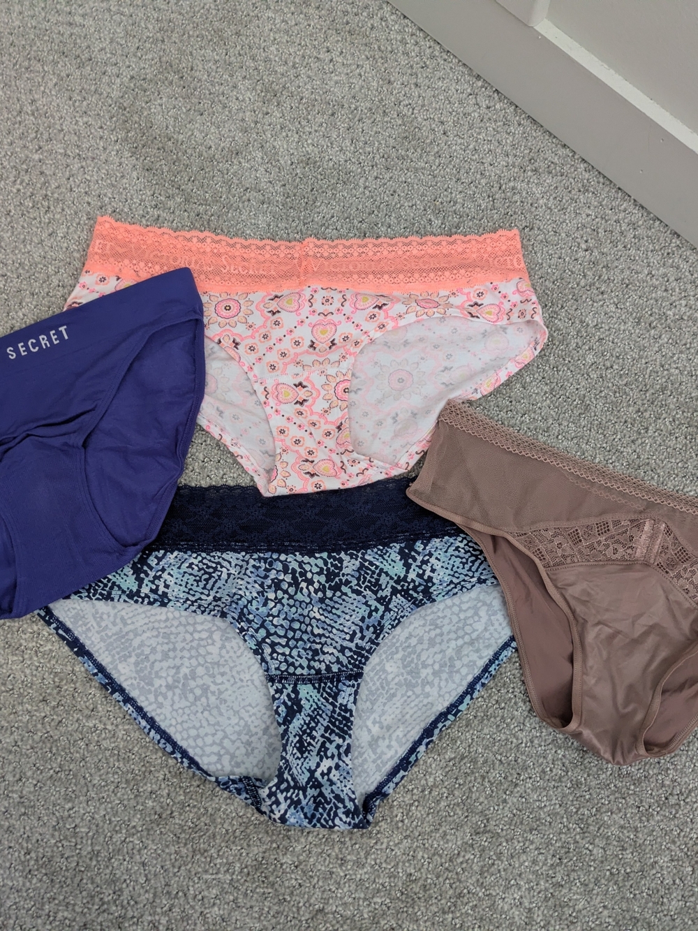 Set Of 4 Victoria's Secret Panties NWOT